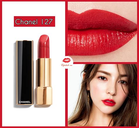 chanel rouge allure 127|Chanel Rouge d'Or (127) Rouge Allure Luminous Intense Lip.